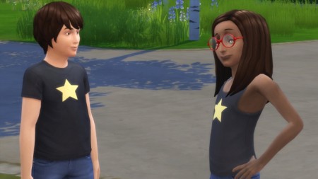 Steven + Greg Universe Tops for kids by Kitsune Jimmy at Mod The Sims