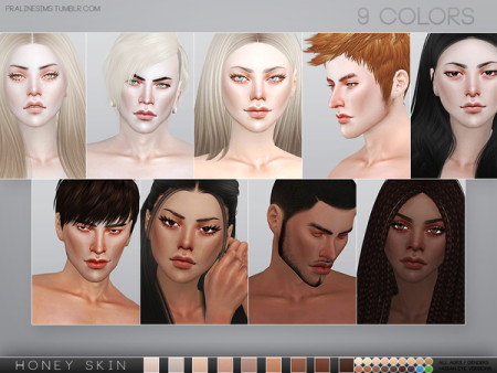 PS Honey Skin by Pralinesims at TSR » Sims 4 Updates