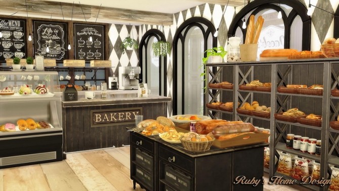 Sims 4 Jacobs Bakery & Pizzeria at Ruby’s Home Design