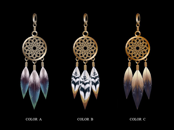 Sims 4 Earrings 20(f) by S Club LL at TSR