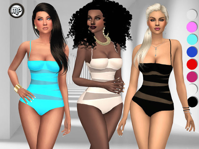 Sims 4 MP Triangle swimsuit at BTB Sims – MartyP
