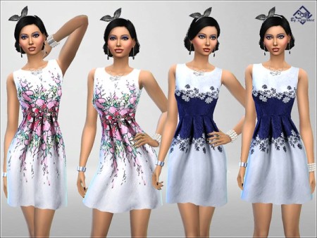 Vintage Dress By Devirose At Tsr » Sims 4 Updates