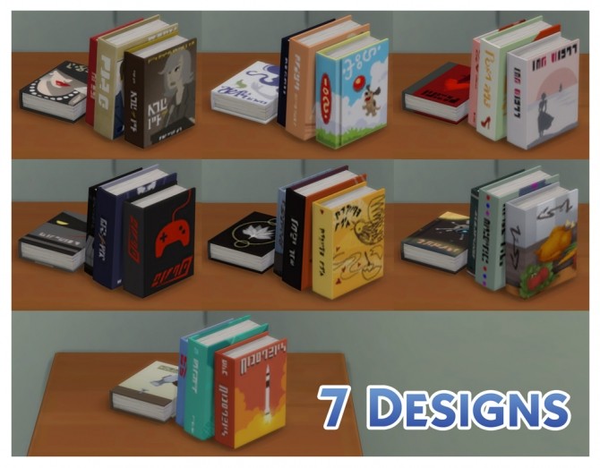 Sims 4 Decorative Book Collection by Menaceman44 at Mod The Sims