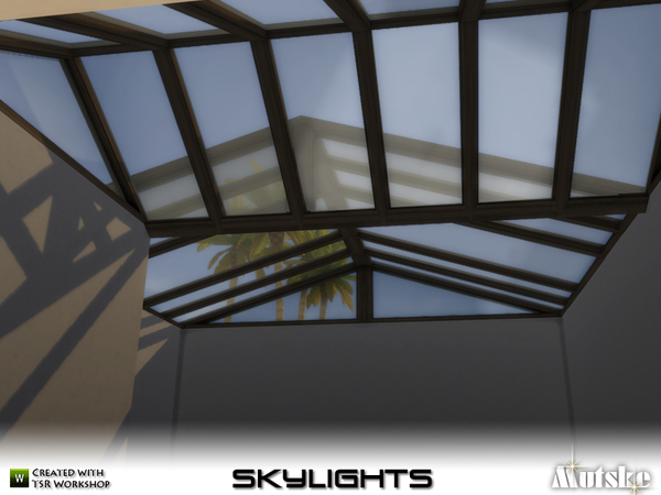 Sims 4 Skylights by mutske at TSR