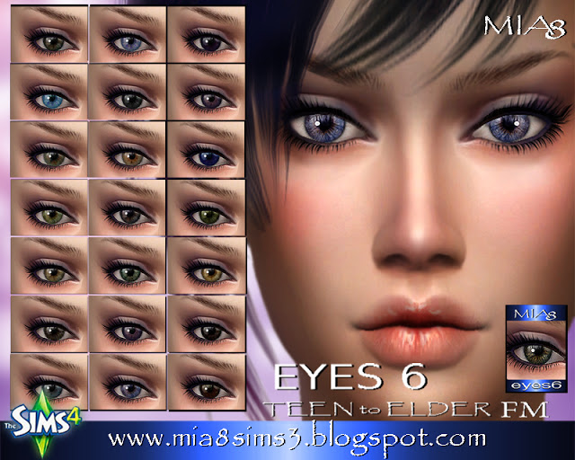 Sims 4 New lenses nr. 5 to 11 at MIA8