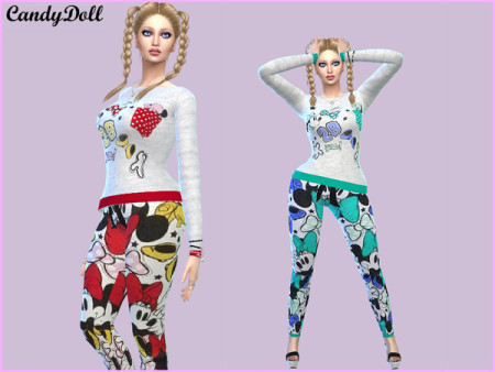 CandyDoll Cute Minnie mouse Set by DivaDelic06 at TSR