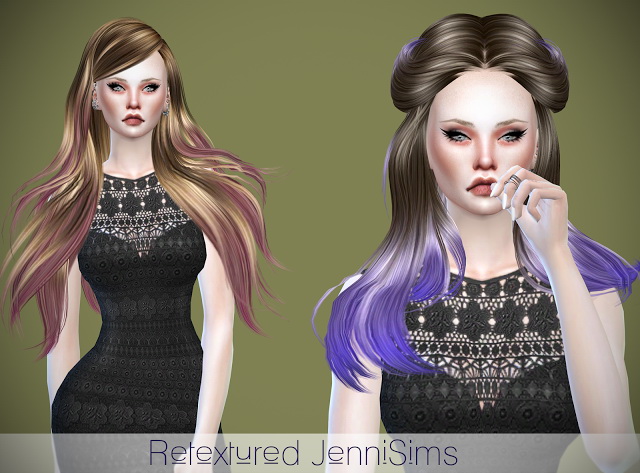 Sims 4 Butterflysims 181,183 Hairs retextures at Jenni Sims