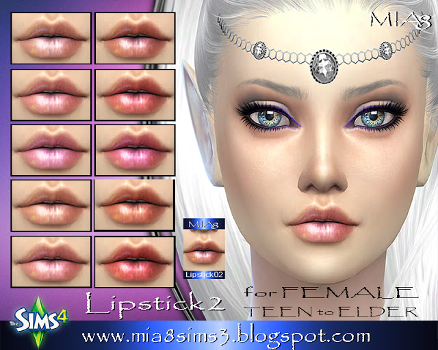 Sims 4 Lipstick 2 at MIA8