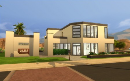 Modern Pad house by govier at Mod The Sims
