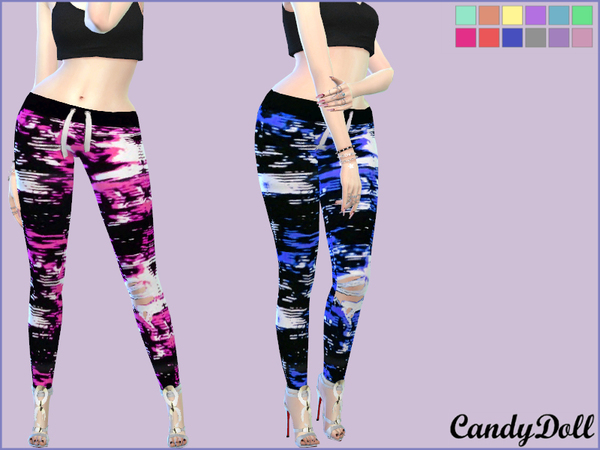 Sims 4 CandyDoll Fashion Leggings by DivaDelic06 at TSR
