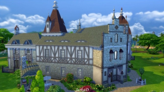Sims 4 Lakeside Mansion at JarkaD Sims 4 Blog