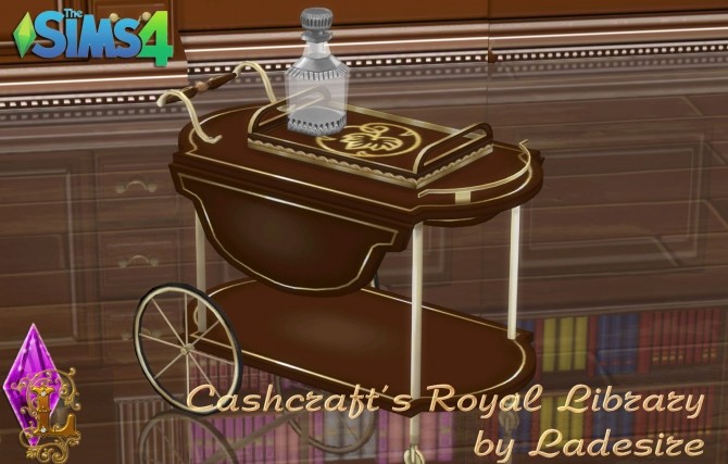 Sims 4 Cashcrafts Royal Library at Ladesire