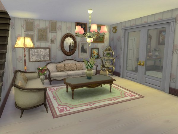 Sims 4 Quiet Provence house by asperatus at TSR