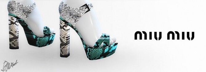 Sims 4 Snakeskin Sandals at MA$ims4