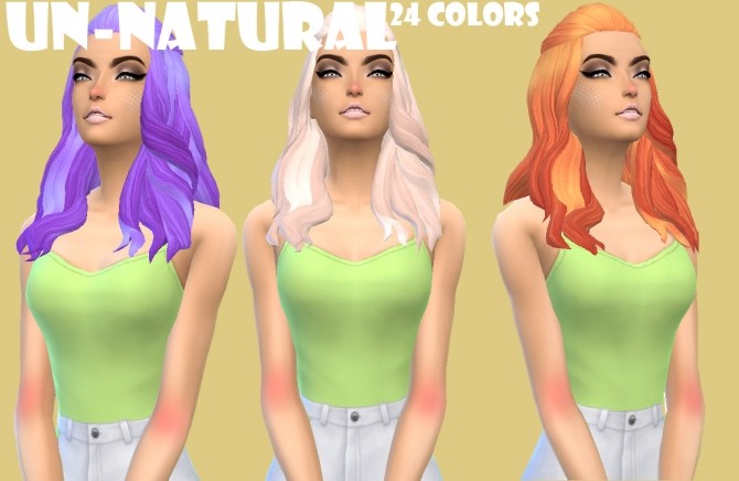 Sims 4 CrazyCupCake IsaHair Recolor by Lovelysimmer100 at SimsWorkshop