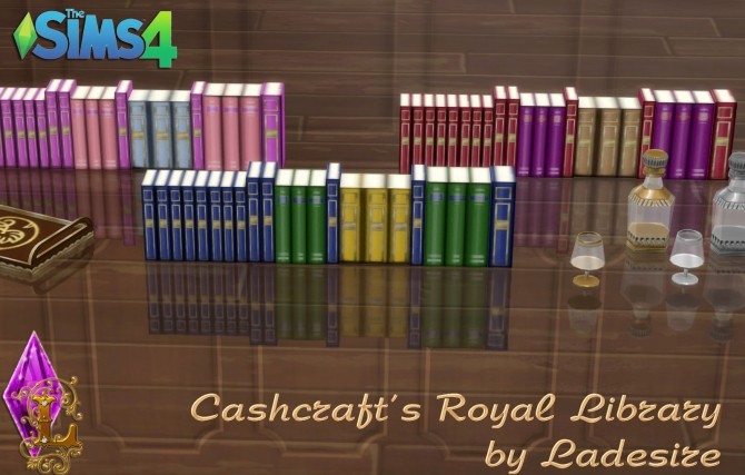 Sims 4 Cashcrafts Royal Library at Ladesire