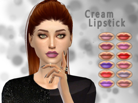 Cream Lipstick by hutzu at TSR