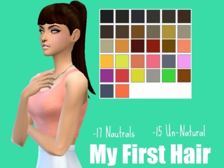 My First Hair by Lovelysimmer100 at SimsWorkshop