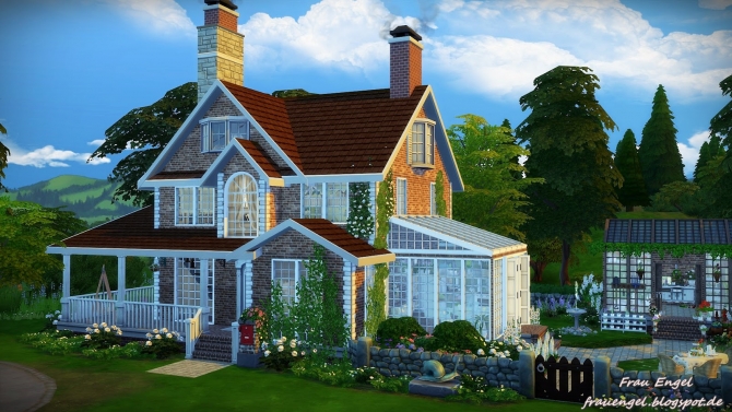 Flower Dream House By Julia Engel At Frau Engel » Sims 4 Updates