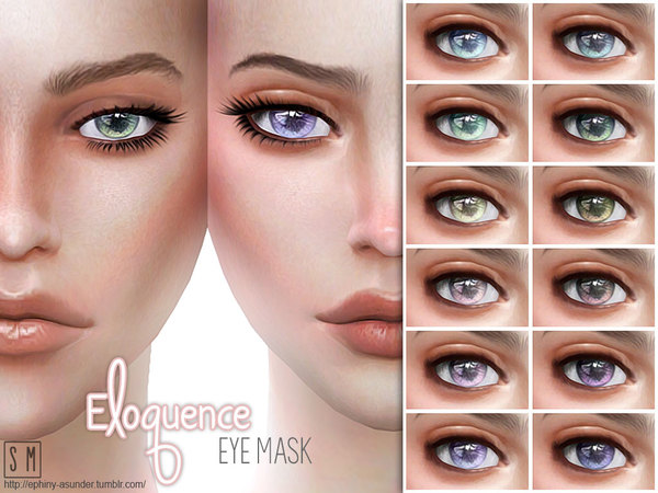 Sims 4 Eloquence Eye Mask by Screaming Mustard at TSR