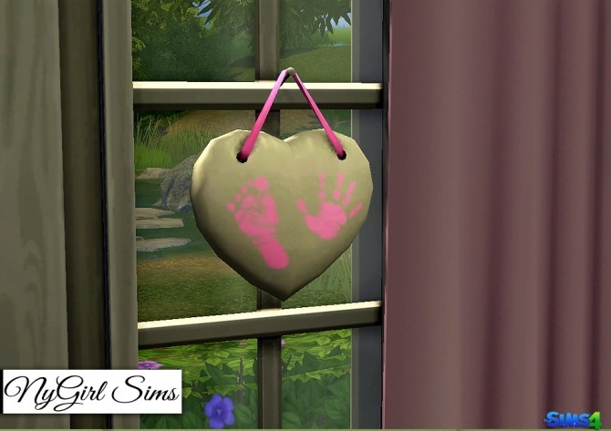 Sims 4 TS3 Generations Baby Imprint Wall Decoration Conversion at NyGirl Sims