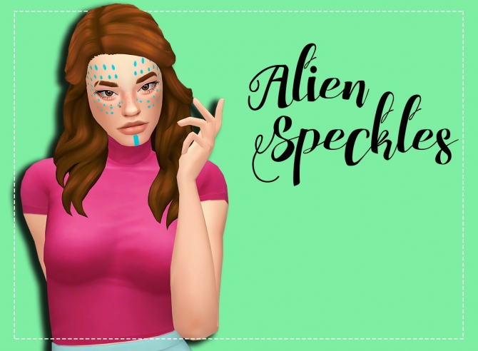 Alien Speckles Recolor by Weepingsimmer at SimsWorkshop » Sims 4 Updates