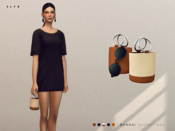 Sims 4 Bonsai Bucket Bag by SLYD at TSR