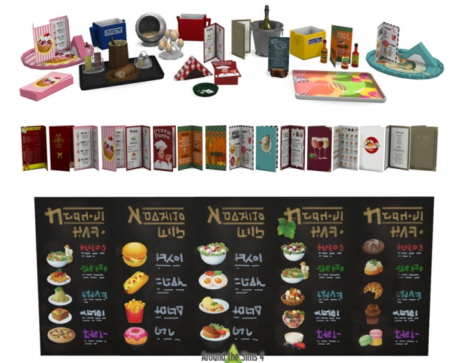 sims 4 resource food clutter