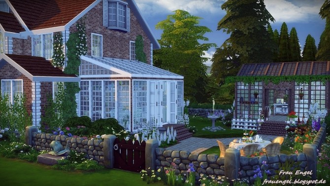Sims 4 Flower dream house by Julia Engel at Frau Engel