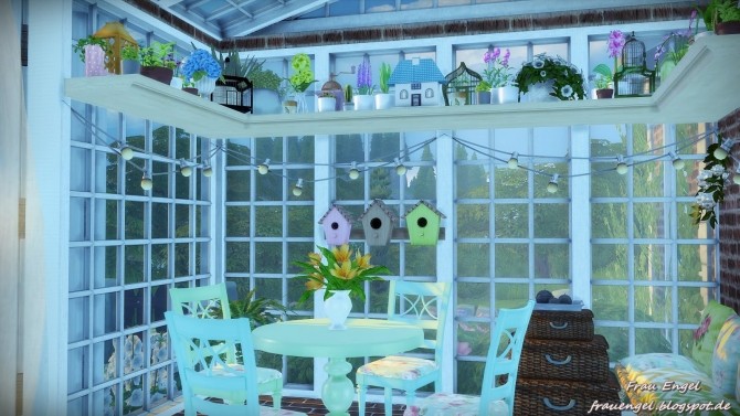 Sims 4 Flower dream house by Julia Engel at Frau Engel