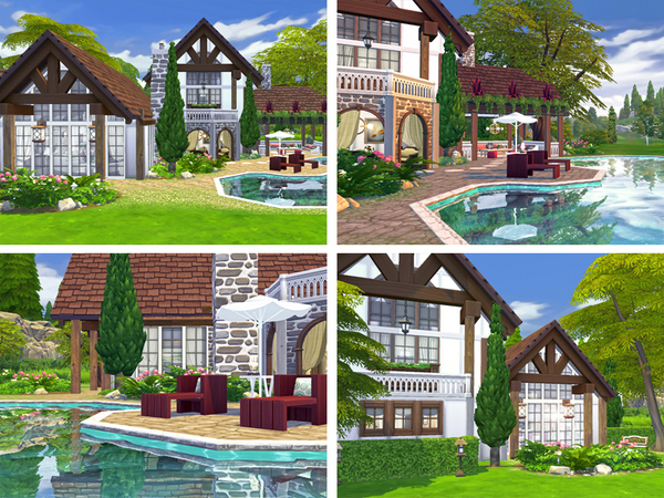 Sims 4 Ivelisse house by Rirann at TSR