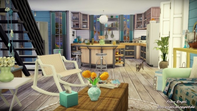 Sims 4 Sea Adventure cottage at Frau Engel