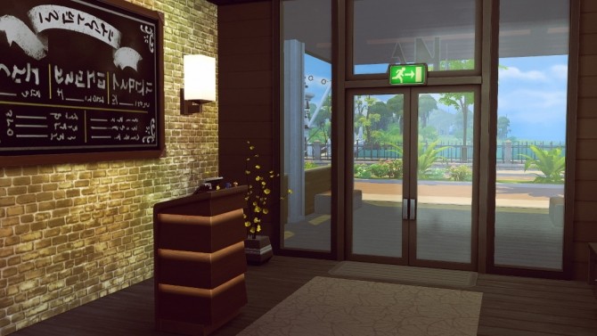 Sims 4 Nine East Eatery & Bar modern restaurant at Jenba Sims