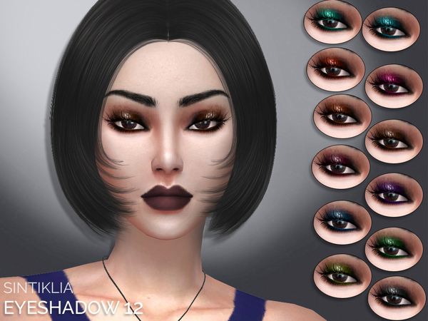Sims 4 Eyeshadow 12 by Sintiklia at TSR