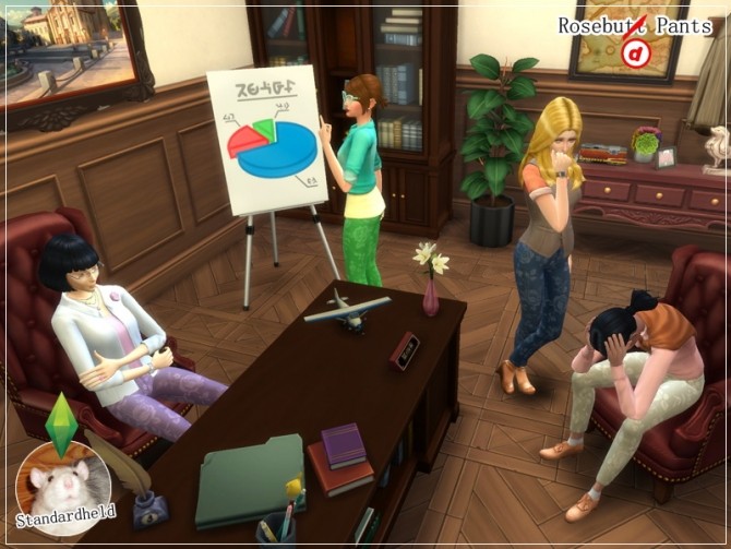 Sims 4 Rosebud Pants by Standardheld at SimsWorkshop