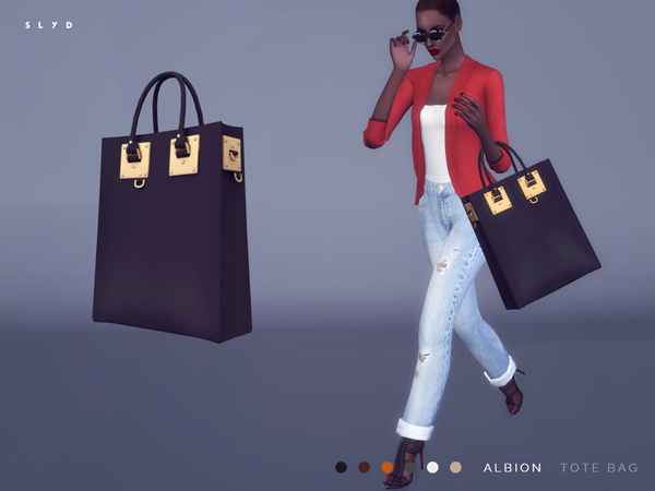 Sims 4 Albion Tote Bag by SLYD at TSR