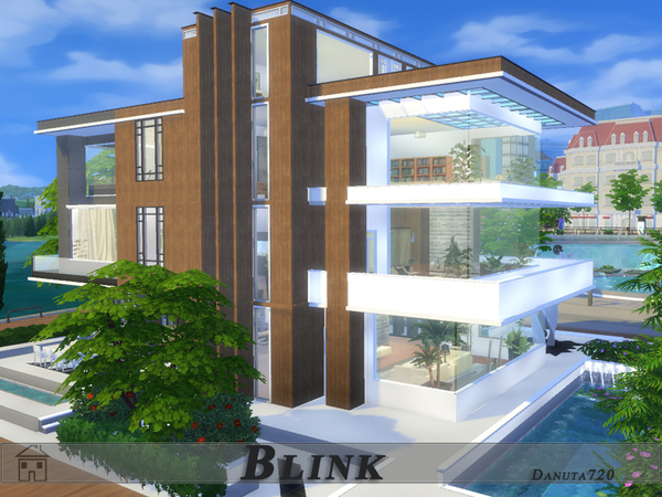 Sims 4 Blink house by Danuta720 at TSR