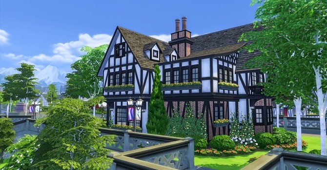 Sims 4 The Waterford house at Simsational Designs