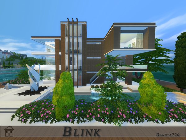 Sims 4 Blink house by Danuta720 at TSR