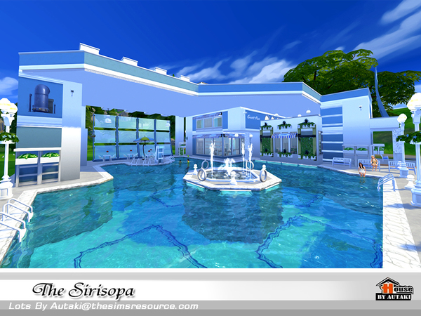 Sims 4 The Sirisopa house by autaki at TSR