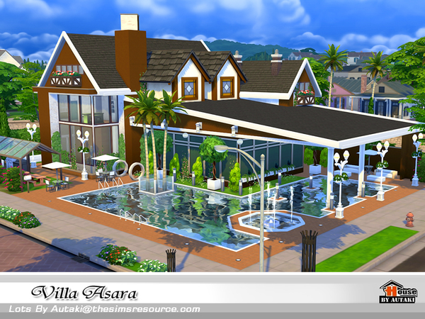 Sims 4 Villa Asara by autaki at TSR