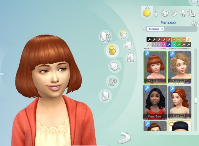 Sims 4 Long Bangs for Girls at My Stuff