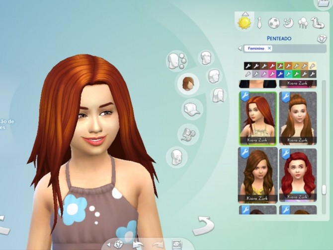 Sims 4 Harmony hair for girls by Kiara Zurk at My Stuff