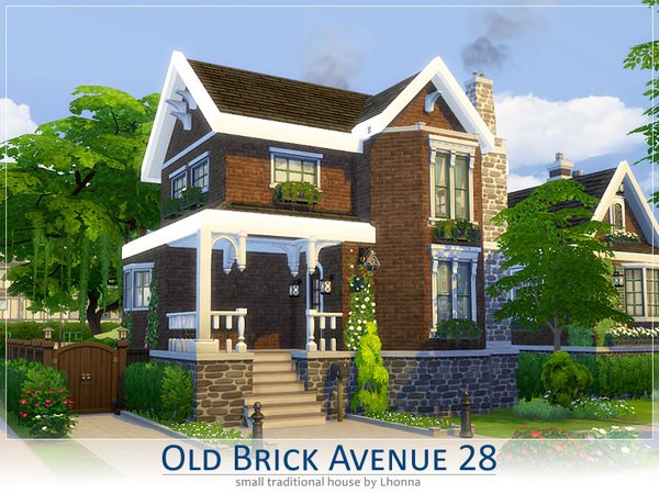 Sims 4 Old Brick Avenue 28 house by Lhonna at TSR