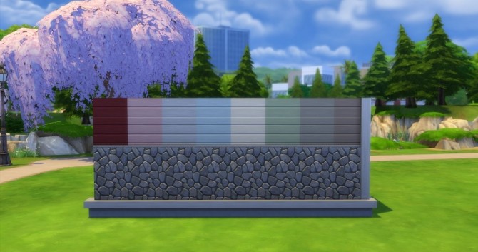 Sims 4 Applause Clapboard with Rustic Riverstone by AquaGamerTV at Mod The Sims