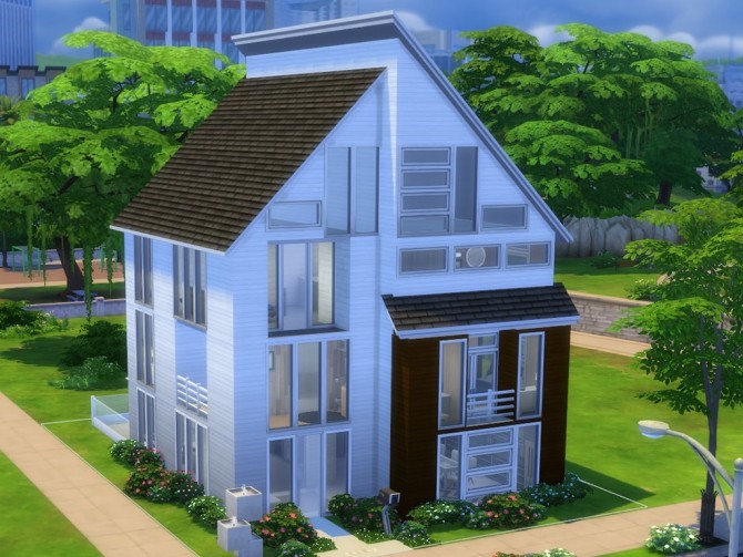 Sims 4 Modern Muse house by Aibrean at Mod The Sims