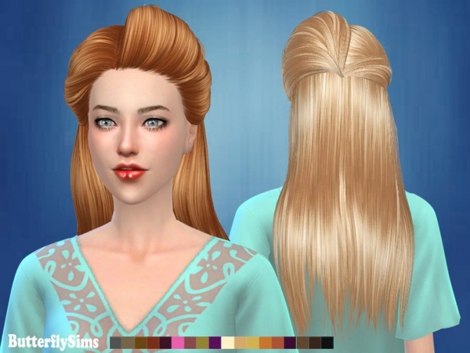 Sims 4 ButterflySims hair af 179 No hat by YOYO (Free) at Butterfly Sims