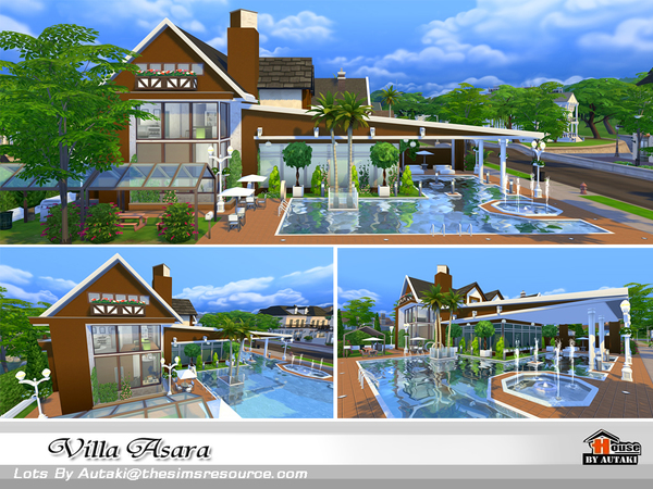 Sims 4 Villa Asara by autaki at TSR