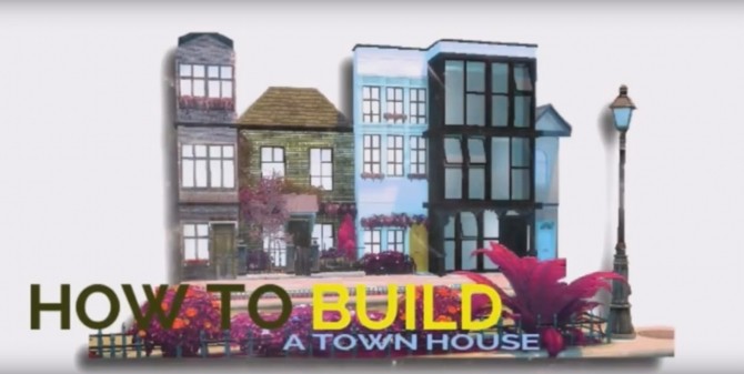 Sims 4 How to build a towhouse Part 1 at Sims4 Luxury