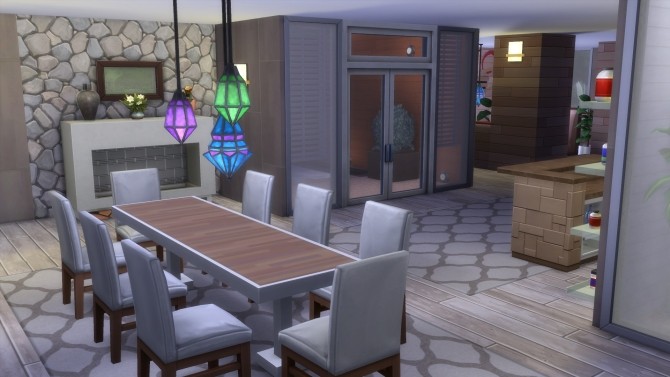 Sims 4 77 Tranquil Earth Contemporary Home by wendy35pearly at Mod The Sims